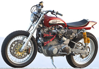 the punisher sportster street tracker 1600 cc by mule motorcycles