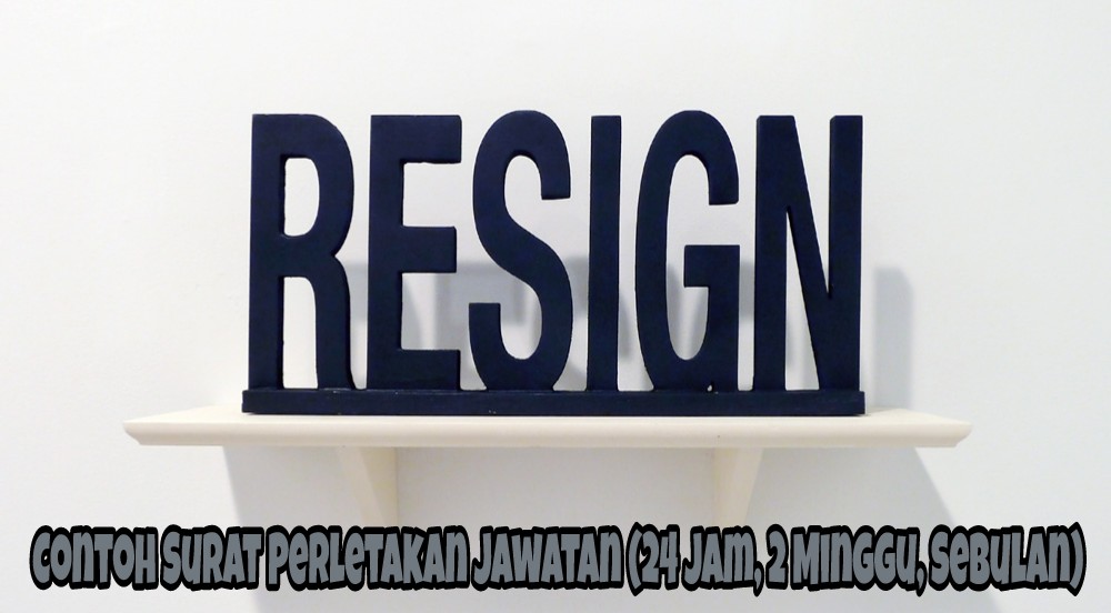 Contoh Surat Resign Waiter - Detil Gambar Online