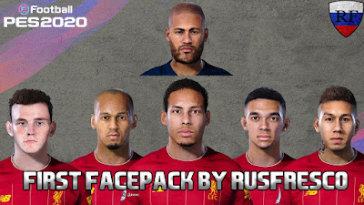 PES 2020 Facepack Liverpool + Neymar by RusFRESCO