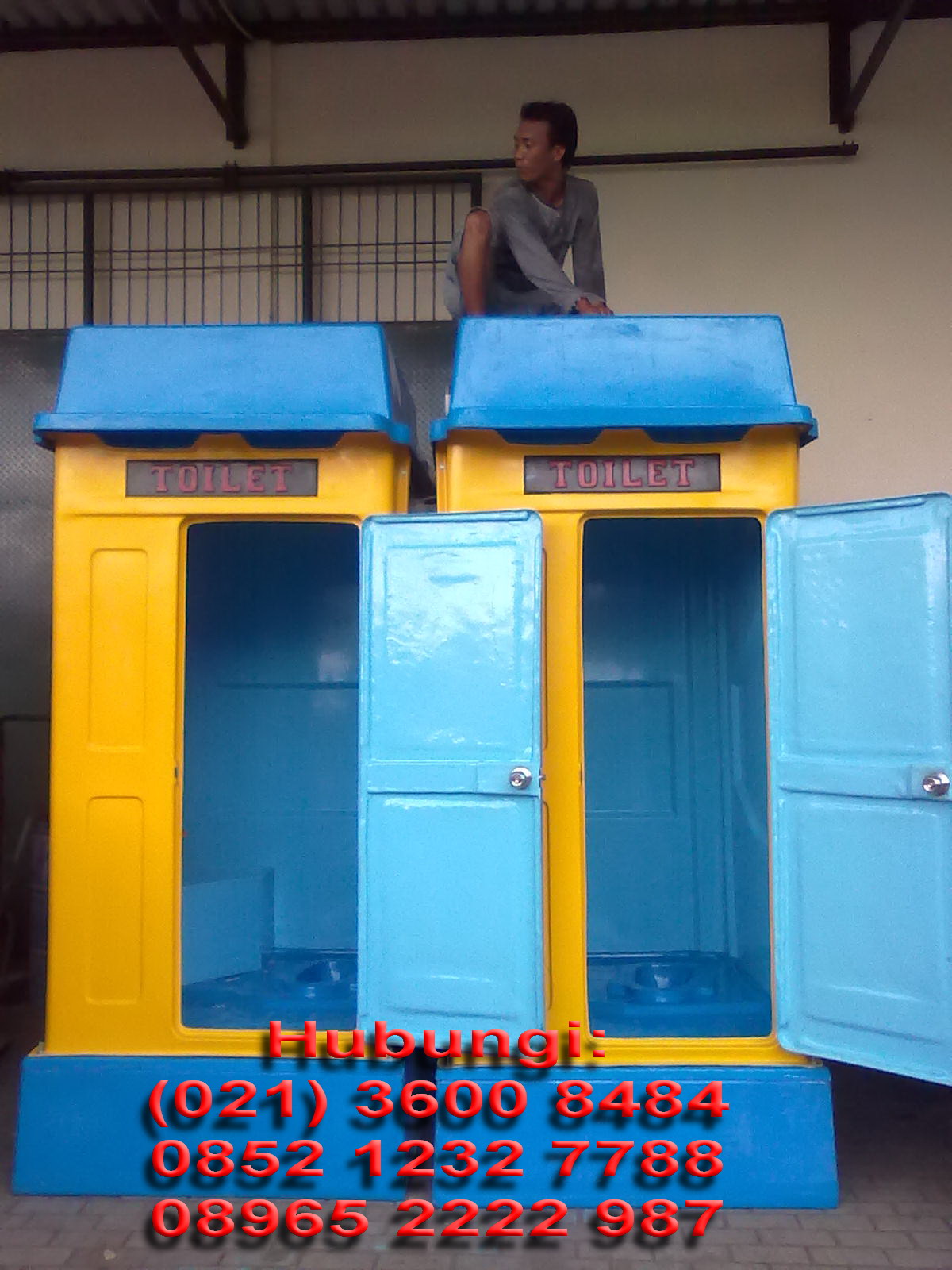 Fabrikasi Toilet Portable, Septic Tank dan Sepeda Air