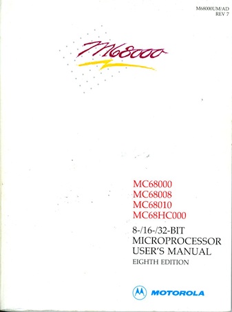 M68K Family Microprocessor User's Manual