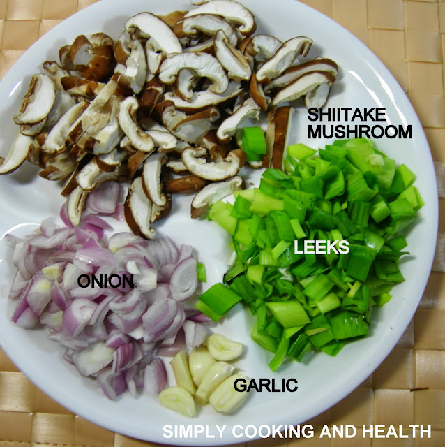 Ingredients for Mushroom Soup 