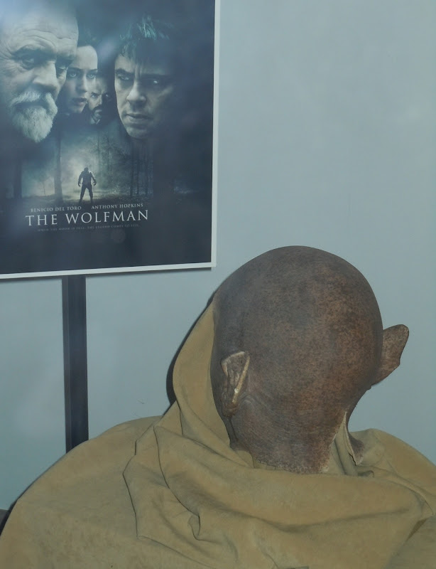 The Wolfman prosthetic make-up cowl