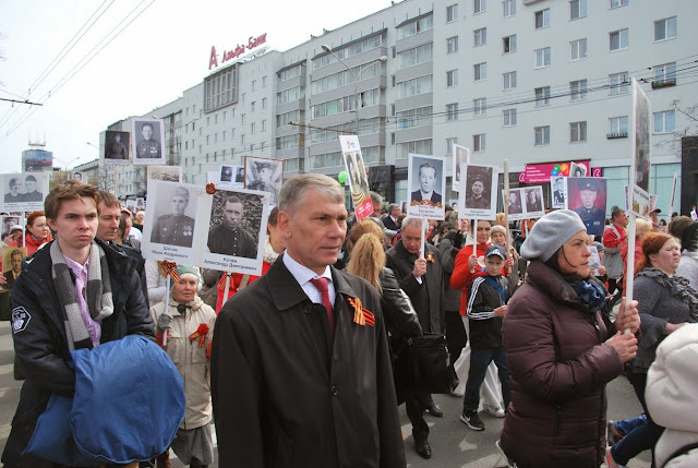 Бессмертный полк в Перми