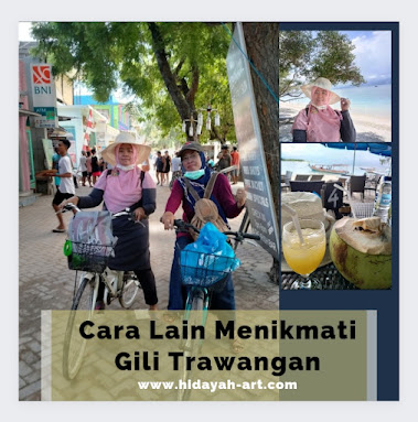 Cara Lain Menikmati Traveling Lombok, Sepedaan di Gili Trawangan 