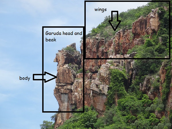 garuda shaped structure in tirumala hills