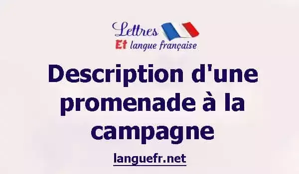 Description-d-une-promenade-à-la-campagne