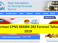 Formasi CPNS 2019 BKKBN - 282 Formasi "Bocoran Sumbar 2 Formasi"