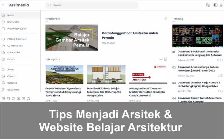 Website Belajar Arsitek