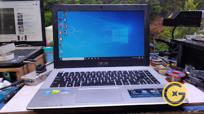 Service Laptop Asus X450J Mati Total
