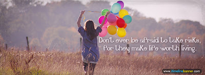 Don't Ever Be Afraid Facebook Timeline Cover