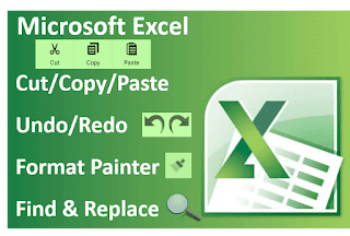 Cut/Copy/Paste, Format Painter, Undo/Redo, Find/Replace in MS-Excel Hindi Videos