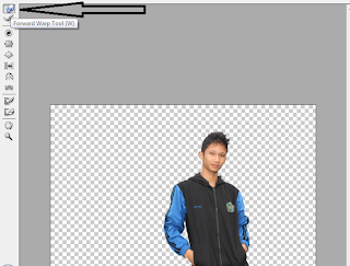 cara menggunakan forward warp tool di photoshp