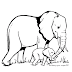 Gambar Mewarnai Gambar Gajah Untuk Anak