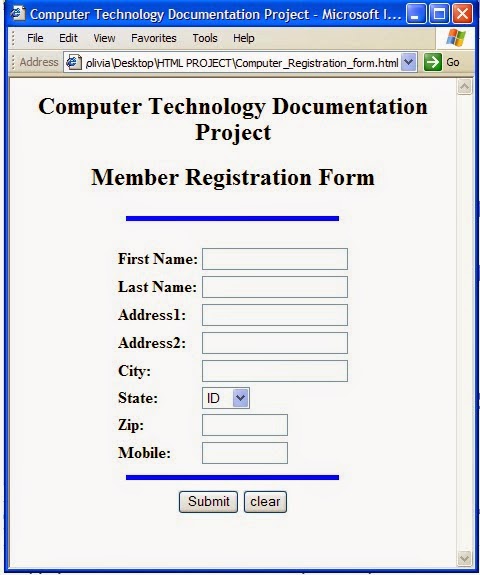 Computer Technology Documentation Project