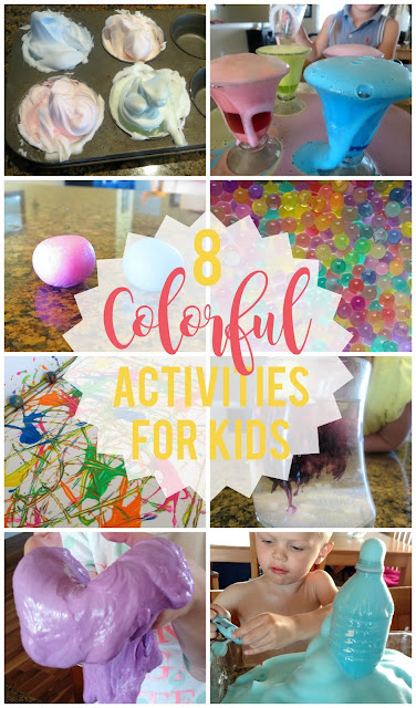 Kid-tested and kid-approved!  Your kids will love these 8 colorful hands on activities!