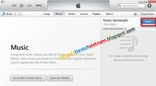 Hướng dẫn chi tiết cách Copy nhạc vào iPhone, chép nhạc vào iP bằng iTunes