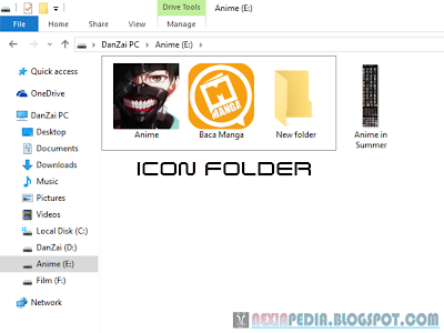 Cara Mudah Merubah Icon Folder Dengan Menggunakan Gambar