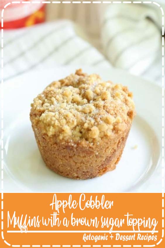 Scrumptious Apple Cobbler Muffins with a brown sugar topping that is heavenly! An easy recipe perfect for breakfast on the go, or a lovely gift basket for a new neighbor! #breakfast #muffins #applemuffins Scrumptious Apple Cobbler Muffins with a brown sugar topping that is heavenly! An easy recipe perfect for breakfast on the go, or a lovely gift basket for a new neighbor! #breakfast #muffins #applemuffins