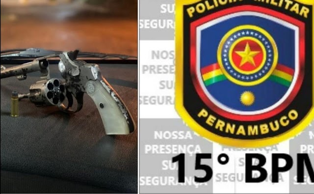 PM prende elemento por porte ilegal de arma de fogo em São Caetano, PE