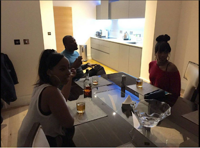 Photos Of Alison-Madueke's Son Chilling With Women In His New London Apartment. 2