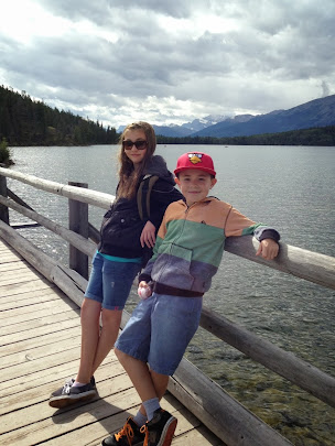 Hiking at Pyramid Lake, Jasper