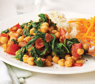 Chickpeas with Spinach Recipe