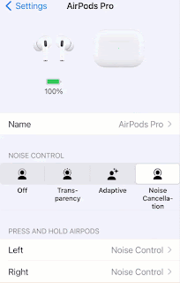 Air Pods Mode Selection