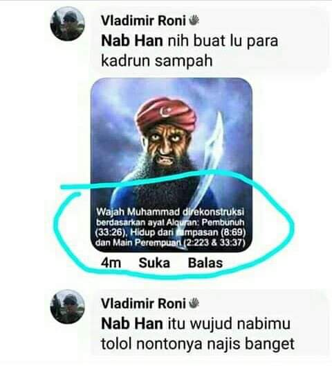 Sungguh Terlalu,Ngakunya Islam tapi menghina Rasulullah dengan alasan membela Jokowi