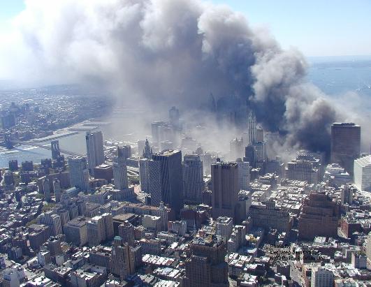 9 11 Aerial Photos of the World Trade Center Attack
