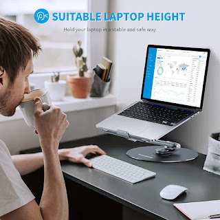 15.6" laptop on a desk Adjustable Laptop