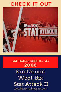 Sanitarium Weet-Bix Stat Attack II Rugby Cards 2008  An Officially Licensed All Blacks Collectible