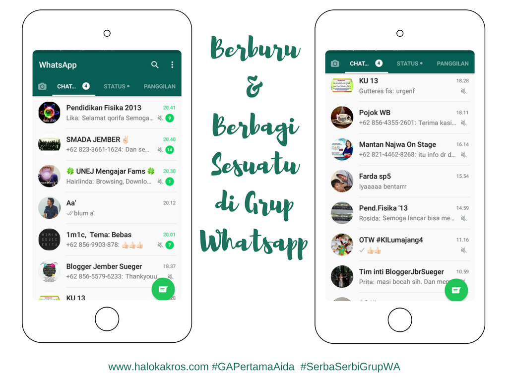Berburu Dan Berbagi Sesuatu Di Grup Wa Halokakros