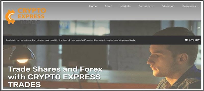 [Мошенники] cryptoexpresstrades.com – Отзывы, развод, лохотрон! Брокер Crypto Express Trades мошенник