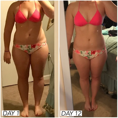 1 Week Smoothie Diet Before and After Weight Loss 