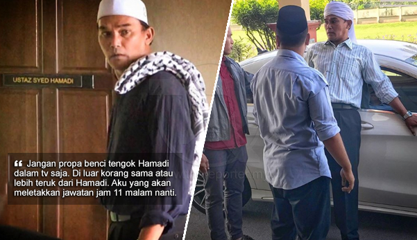 *Ba*i punya Hamadi! Mati la kau Madi!' - Ustaz Hamadi 