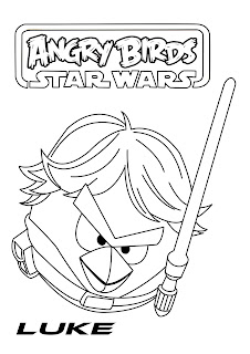 Star Wars Coloring Sheets on Angry Birds Star Wars Free Printable Coloring Pages