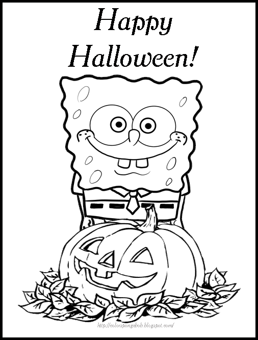 spongebob coloring pages