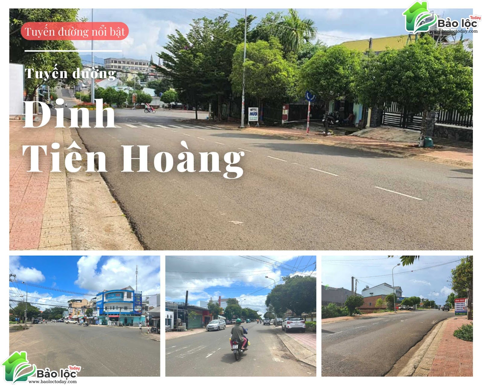 hình ảnh chụp tại đường Đinh Tiên Hoàng, phường 2, thành phố Bảo Lộc, tỉnh Lâm Đồng