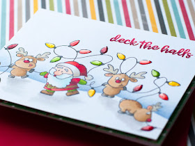 Build A Scene with Accessory Stamps with Gerda Steiner Designs Reindeer And A Tree