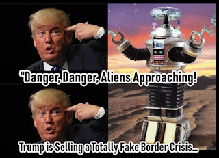 Just like Lost in Space... a Sixties TV Show...  "Danger Danger, Aliens Approaching" said the Robot