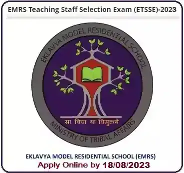 Eklavya Schools Teaching Staff Recruitment Exam 2023