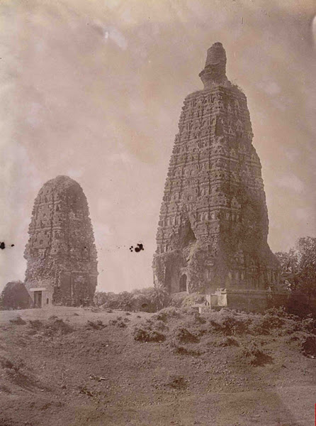 Imagen 935A | Templo Mahabodhi, Bodh Gaya, antes de la restauración del siglo XIX. | Autor desconocido / dominio público