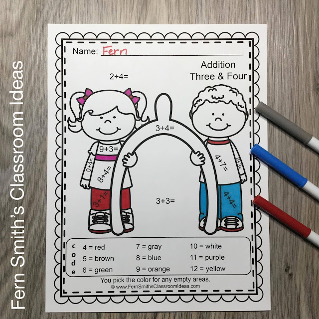 Getting students to review their addition, subtraction, multiplication, and division basic facts can be challenging! You will love the no prep, print and go ease of these Thanksgiving Color By Number Addition, Subtraction, Multiplication, and Division Printable Worksheets Resource BUNDLE.