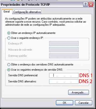 alterar dns windows 03