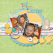 My Funny Easter by Marie H Designs. Template by Lori Bear. Font MTF Be Mine (st easter)