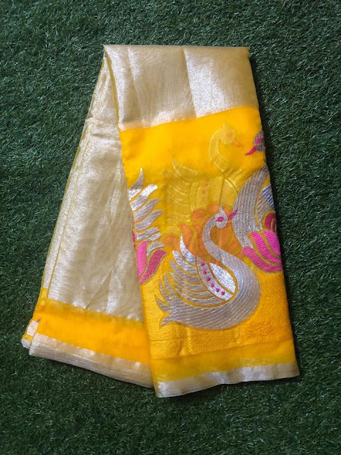  Linen Tissue Saree