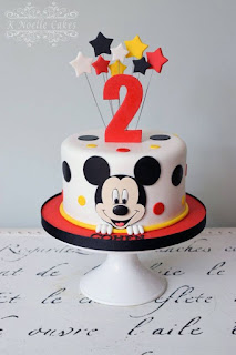 ideas de tartas o pasteles para fiesta cumpleaños Mickey Mouse 18