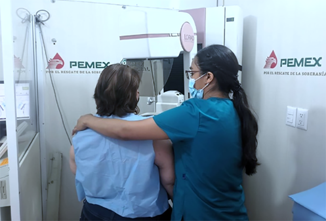 Contribuye PEMEX con Unidad Médica Móvil de Mastografía en Campeche