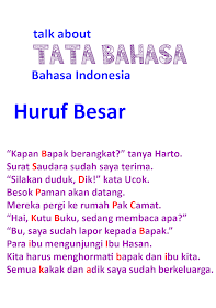 pemakaian huruf besar dalam bahasa Indonesia